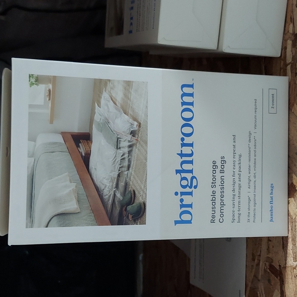 Jumbo 2pc Compression Bags - Clear